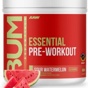 RAW Essential Pre-Workout Powder (Sour Watermelon)